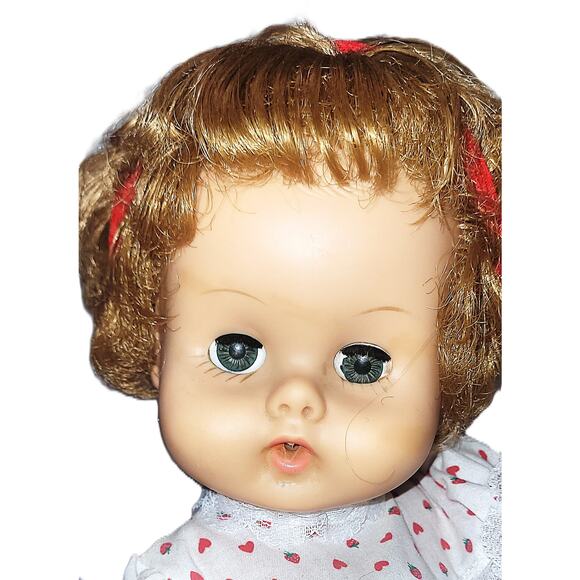 18" Vintage 1960s Cutey Ginny Baby Doll By Vogue - Picture 7 of 13